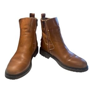 Franco Sarto Santana Leather  Ankle Boots, size 8.5